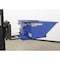 Vestil Low Profile Self Dumping Hopper, 2,000 lb. Capacity, Blue, 0.5 Cubic Yards D-50-LD-LP - alternate 6